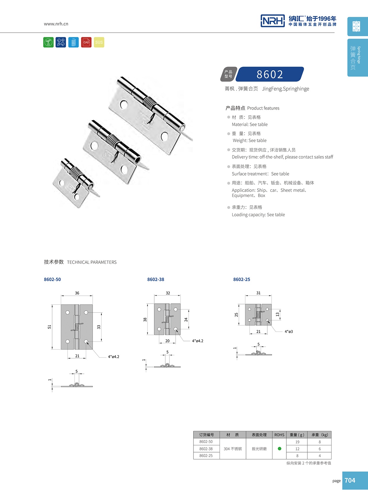 花季传媒app/NRH 8602-51 304不锈钢花季传媒app下载网站